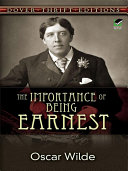 The Importance of Being Earnest book cover